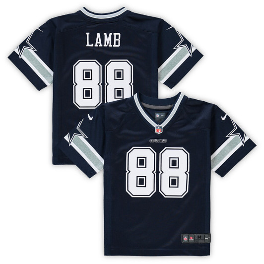 [FULLY STITCHED] Dallas Cowboys Ceedee Lamb Navy Style 13 Limited Football Jersey 