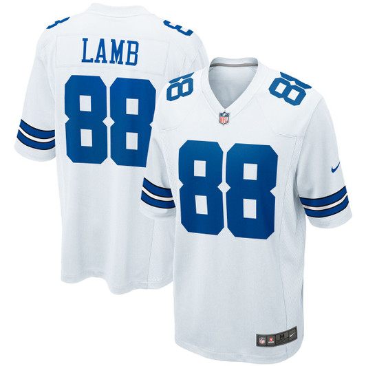 [FULLY STITCHED] Dallas Cowboys Ceedee Lamb White Style 8 Limited Football Jersey 