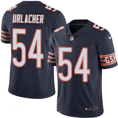 [FULLY STITCHED] #54 Chicago Bears Brian Urlacher Navy Blue 2016 Color Rush Limited Football Jersey 