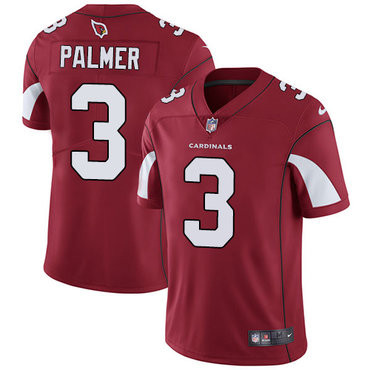 [FULLY STITCHED] #3 Arizona Cardinals Carson Palmer Red Limited Football Jersey 