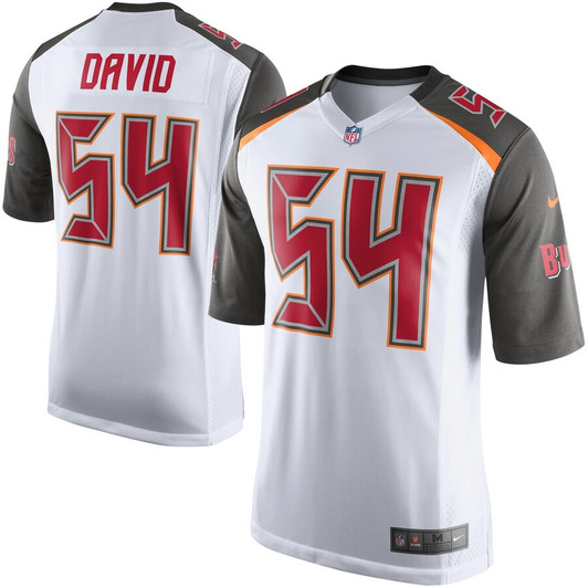 [FULLY STITCHED] Tampa Bay Buccaneers Lavonte David White Style 3 Limited Football Jersey 