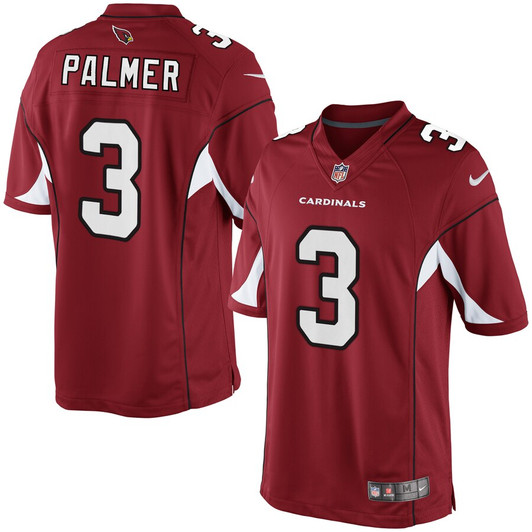 [FULLY STITCHED] #3 Arizona Cardinals Carson Palmer Cardinal Limited Football Jersey 