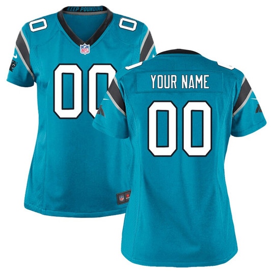 [FULLY STITCHED] Carolina Panthers Panther Blue Limited Football Jersey 