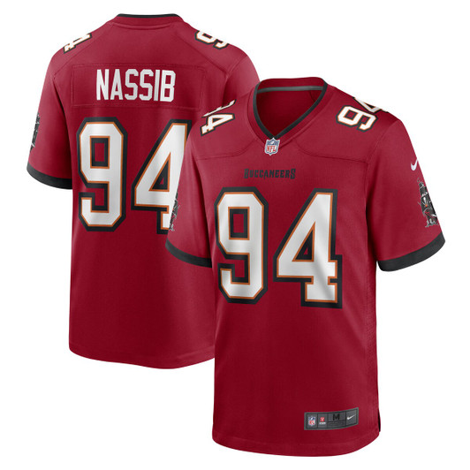 [FULLY STITCHED] Tampa Bay Buccaneers Carl Nassib Red Style 4 Limited Football Jersey 