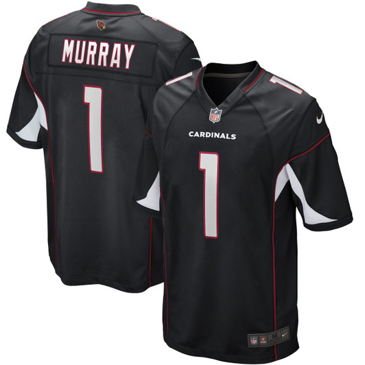 [FULLY STITCHED] Arizona Cardinals Kyler Murray Alternate Black Style 5 Limited Football Jersey 