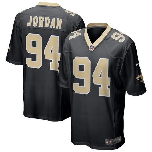 [FULLY STITCHED] New Orleans Saints Cameron Jordan American Black Limited Football Jersey 