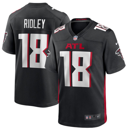 [FULLY STITCHED] Atlanta Falcons Calvin Ridley American Black Limited Football Jersey 
