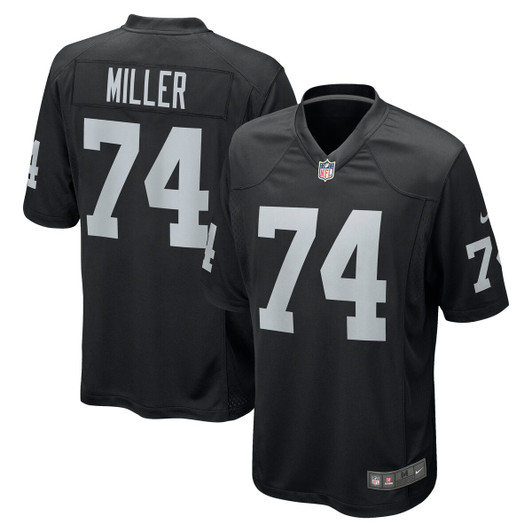 [FULLY STITCHED] Las Vegas Raiders Kolton Miller Gridiron Black Limited Football Jersey 