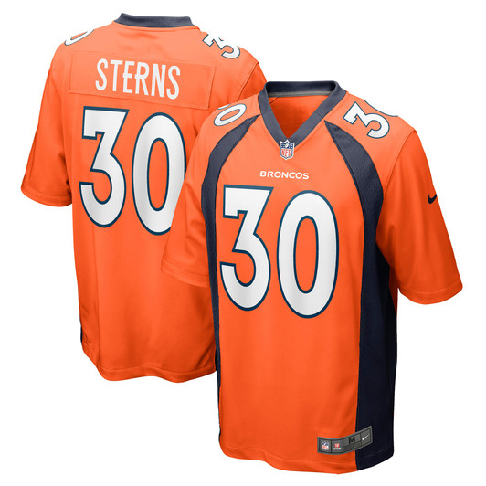 [FULLY STITCHED] Denver Broncos Caden Sterns American Orange Limited Football Jersey 