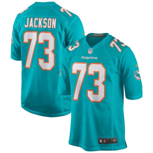 [FULLY STITCHED] Miami Dolphins Austin Jackson Aqua 2020 Draft First Round Pick Limited Football Jersey 