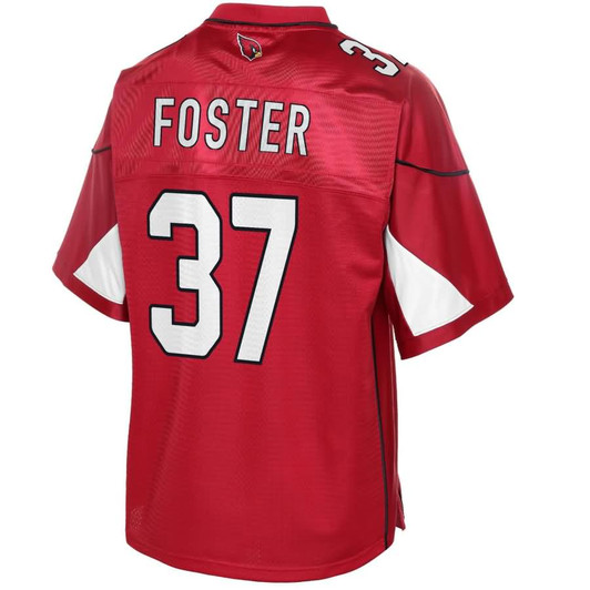 [FULLY STITCHED] Arizona Cardinals Dj Foster Cardinal Limited Football Jersey 