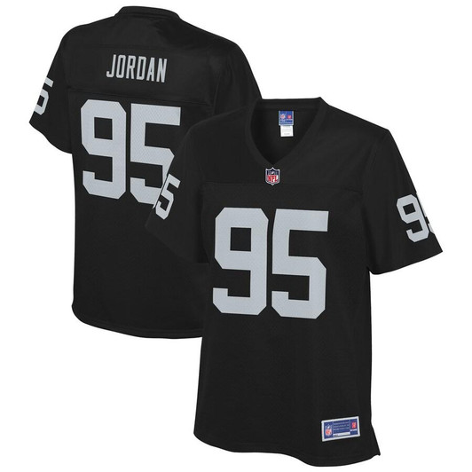 [FULLY STITCHED] Las Vegas Raiders Dion Jordan Black Limited Football Jersey 
