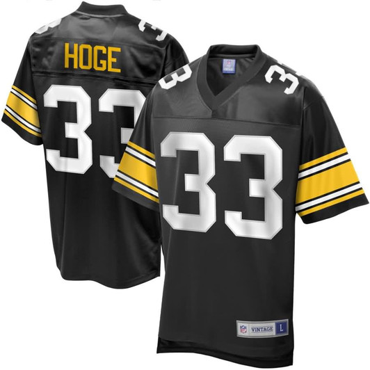 [FULLY STITCHED] Pittsburgh Steelers Merril Hoge Limited Football Jersey 