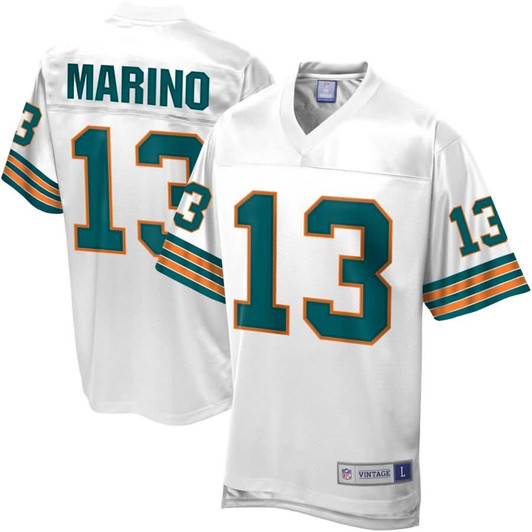 [FULLY STITCHED] Miami Dolphins Dan Marino Limited Football Jersey 