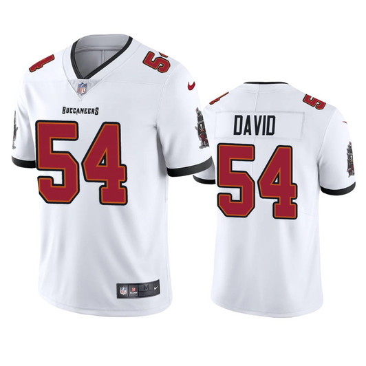 [FULLY STITCHED] Tampa Bay Buccaneers Lavonte David White Style 4 Limited Football Jersey 