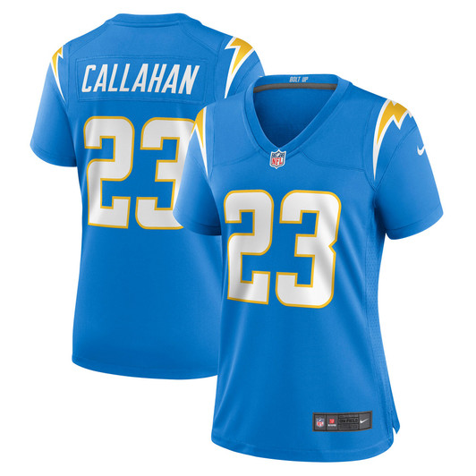 [FULLY STITCHED] Los Angeles Chargers Bryce Callahan Powder Blue Style 3 Limited Football Jersey 