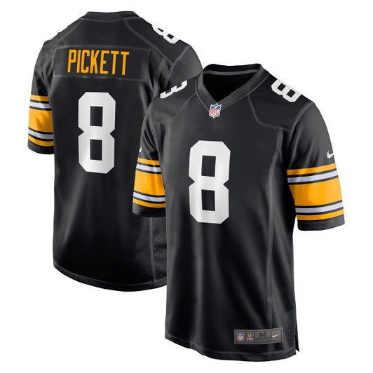 [FULLY STITCHED] Pittsburgh Steelers Kenny Pickett Alternate Black Style 2 Limited Football Jersey 