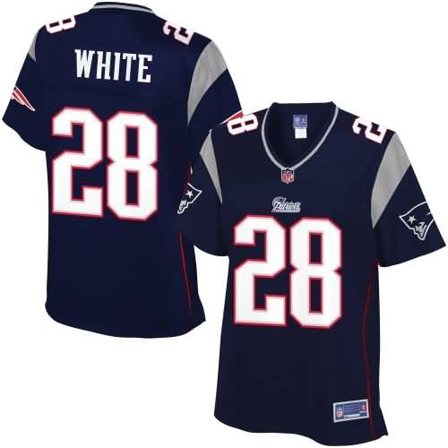 [FULLY STITCHED] New England Patriots James White Limited Football Jersey 