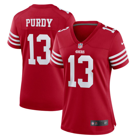 [FULLY STITCHED] San Francisco 49ers Brock Purdy Scarlet Style 15 Limited Football Jersey 