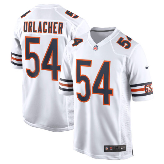 [FULLY STITCHED] Chicago Bears Brian Urlacher Retired White Style 2 Limited Football Jersey 