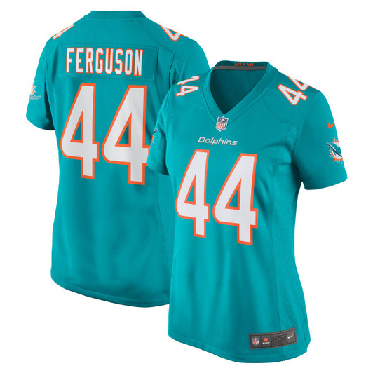 [FULLY STITCHED] Miami Dolphins Blake Ferguson American Aqua Limited Football Jersey 
