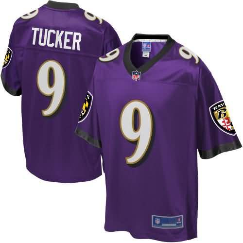 [FULLY STITCHED] Baltimore Ravens Justin Tucker Style 2 Limited Football Jersey 