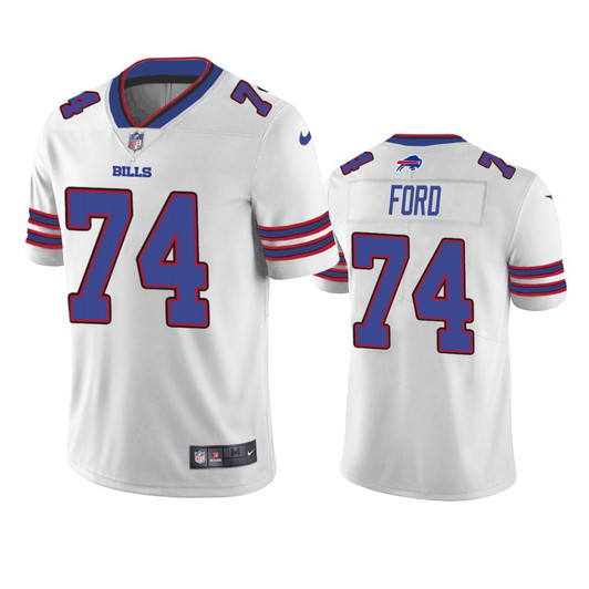 [FULLY STITCHED] Buffalo Bills Cody Ford White Limited Football Jersey 