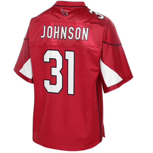 [FULLY STITCHED] Arizona Cardinals David Johnson Cardinal Style 7 Limited Football Jersey 