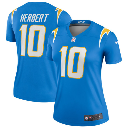[FULLY STITCHED] Los Angeles Chargers Justin Herbert American Powder Blue Limited Football Jersey 