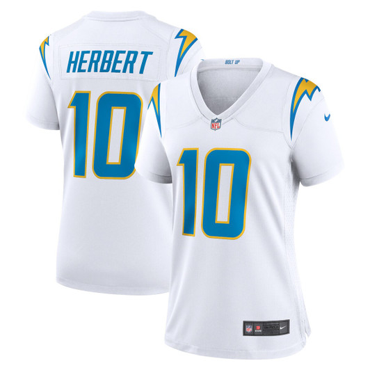 [FULLY STITCHED] Los Angeles Chargers Justin Herbert Gridiron White Limited Football Jersey 