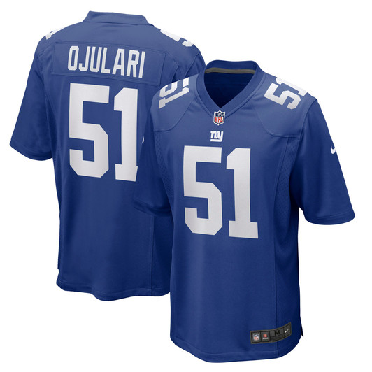 [FULLY STITCHED] New York Giants Azeez Ojulari Gridiron Royal Limited Football Jersey 