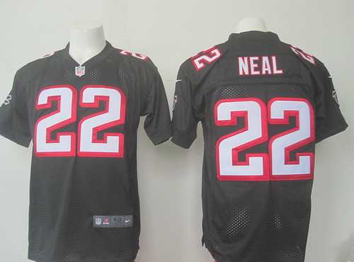 [FULLY STITCHED] #22 Atlanta Falcons Keanu Neal Black Alternate Limited Football Jersey 