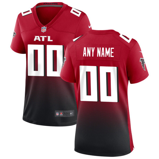 [FULLY STITCHED] Atlanta Falcons Alternate Fan Red Limited Football Jersey 