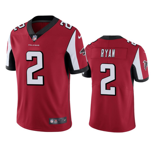 [FULLY STITCHED] Atlanta Falcons Matt Ryan Red Style 5 Limited Football Jersey 