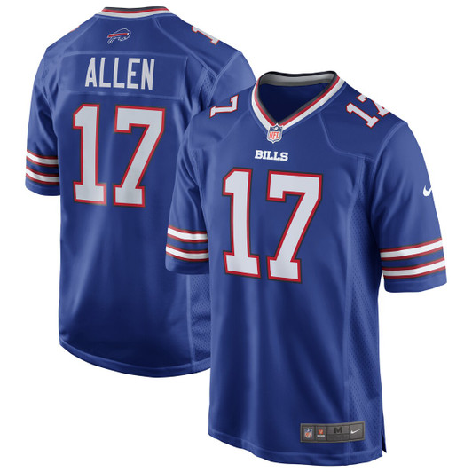 [FULLY STITCHED] Buffalo Bills Josh Allen Royal Style 22 Limited Football Jersey 