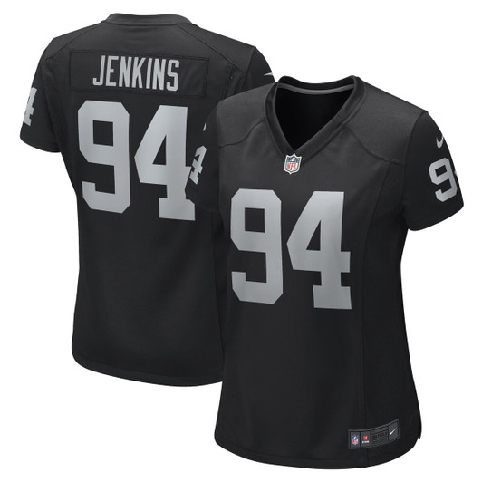 [FULLY STITCHED] Las Vegas Raiders Jordan Jenkins Black Limited Football Jersey 