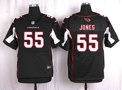 [FULLY STITCHED] #55 Arizona Cardinals Chandler Jones Black Alternate Limited Football Jersey 