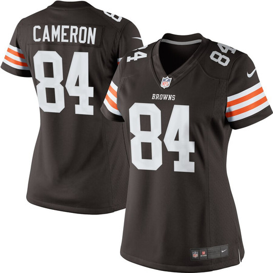 [FULLY STITCHED] Cleveland Browns Jordan Cameron Historic Logo Brown Limited Football Jersey 