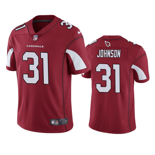 [FULLY STITCHED] Arizona Cardinals David Johnson Cardinal Style 8 Limited Football Jersey 