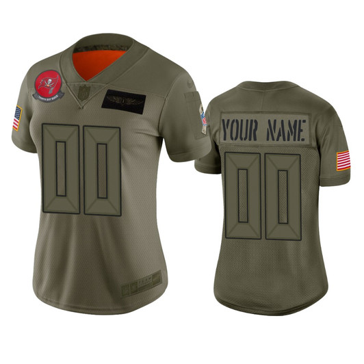 [FULLY STITCHED] Tampa Bay Buccaneers Camo 2019 Salute To Service Limited Football Jersey 
