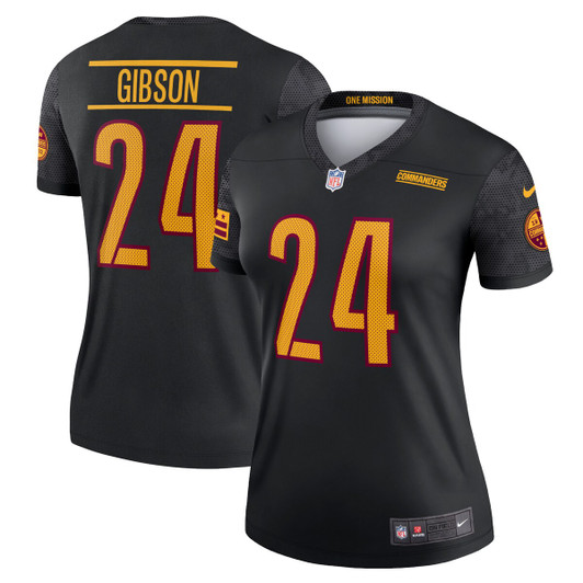 [FULLY STITCHED] Washington Commanders Antonio Gibson Alternate Black Style 5 Limited Football Jersey 