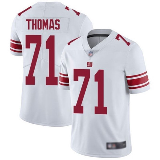 [FULLY STITCHED] #71 New York Giants Demaryius Thomas 2020 White Limited Football Jersey 