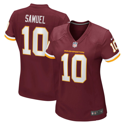 [FULLY STITCHED] Washington Football Team Curtis Samuel American Burgundy Limited Football Jersey 