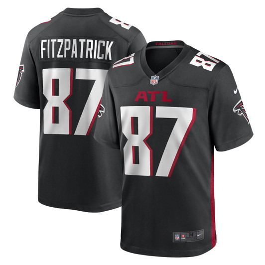 [FULLY STITCHED] Atlanta Falcons John Fitzpatrick Black Style 4 Limited Football Jersey 