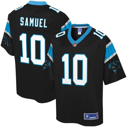 [FULLY STITCHED] Carolina Panthers Curtis Samuel Black Limited Football Jersey 