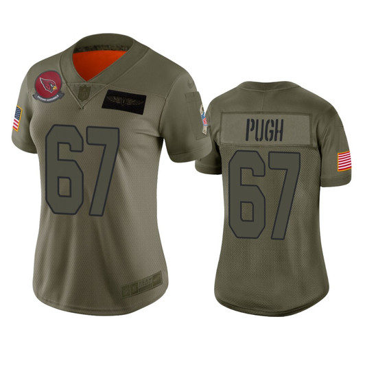 [FULLY STITCHED] Arizona Cardinals Justin Pugh Camo 2019 Salute To Service Limited Football Jersey 