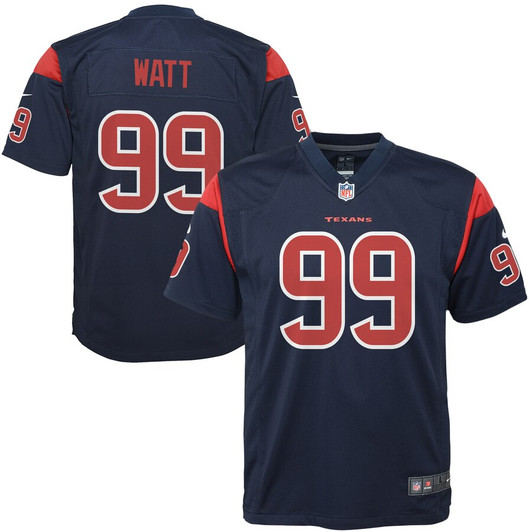 [FULLY STITCHED] Houston Texans Jj Watt Color Rush Navy Limited Football Jersey 
