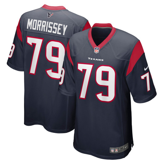 [FULLY STITCHED] Houston Texans Jimmy Morrissey American Navy Limited Football Jersey 