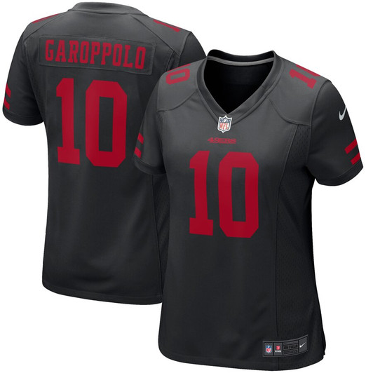 [FULLY STITCHED] San Francisco 49ers Jimmy Garoppolo Event Black Limited Football Jersey 