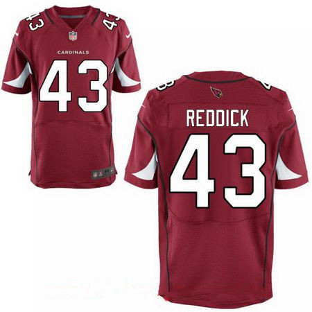 [FULLY STITCHED] #43 Arizona Cardinals 2017 Draft Haason Reddick Red Limited Football Jersey 
